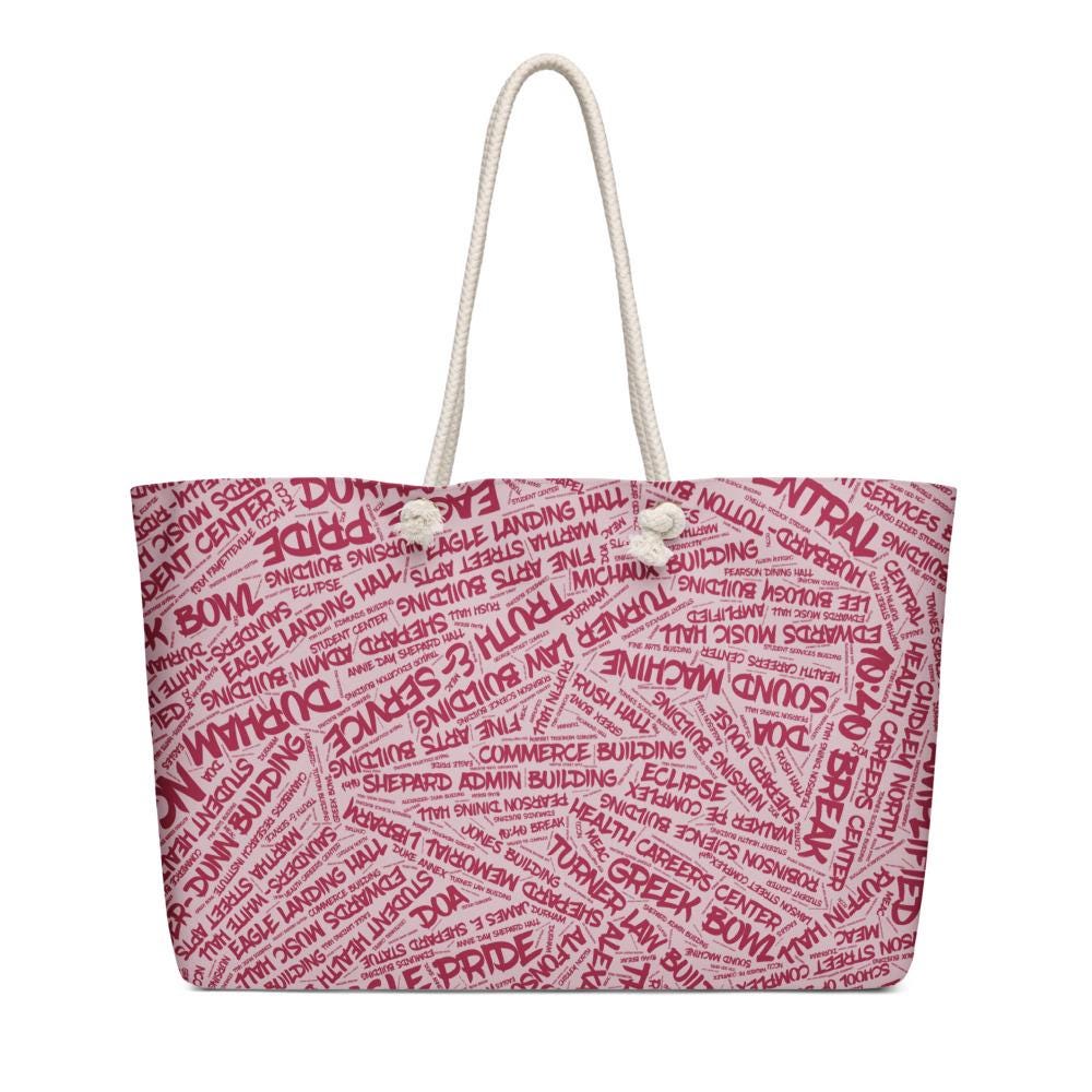 NCCU - Eagle Pride Amplified Oversized Weekender Bag (etsy image id: 7566878828)