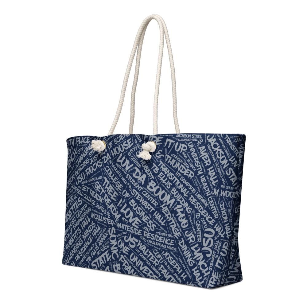 Jackson State - Oversized Weekender Bag (etsy image id: 7566934508)