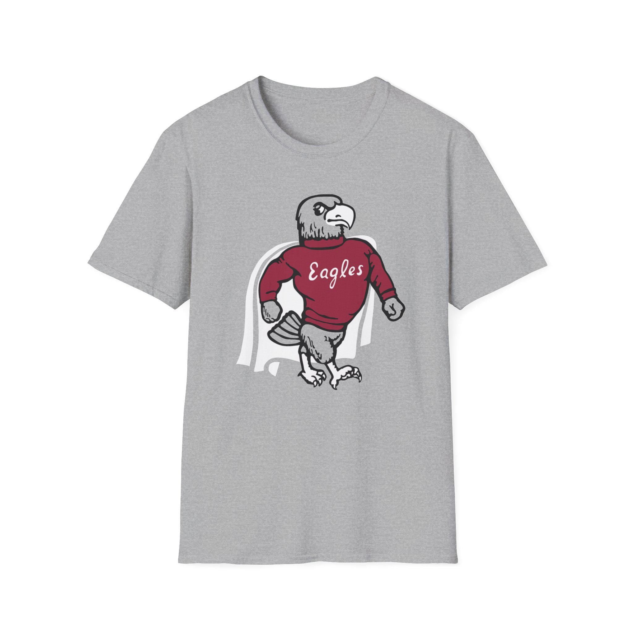 NCCU - Retro NC Central Eagle Unisex Sweatshirt (Maroon/Grey) (etsy image id: 7583860717)