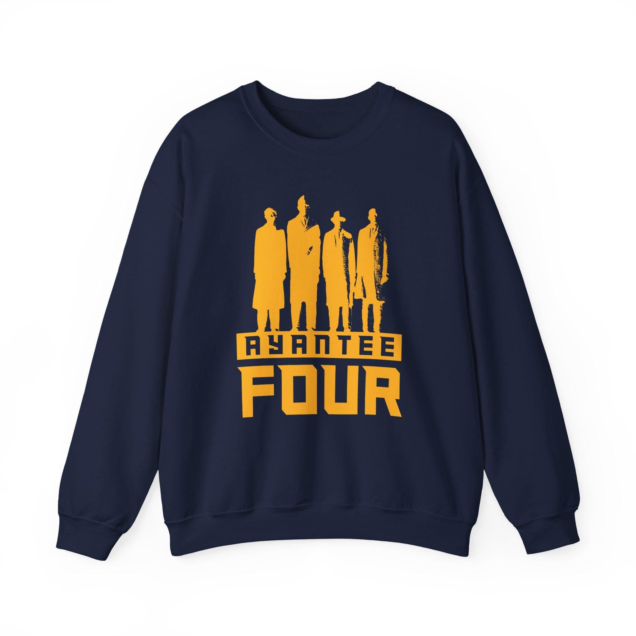 NCAT - Ayantee NC A&T Four Unisex Tee or Sweatshirt (Black/Navy) (etsy image id: 7584581256)