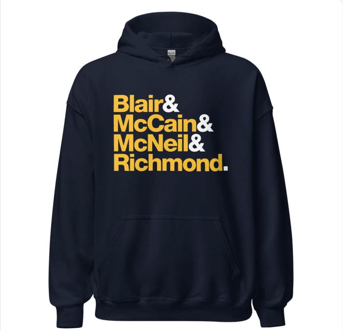NCAT - NC A&T Four Unisex Tee T-Shirt or Sweatshirt (Navy/Black) __etsy:7584741052