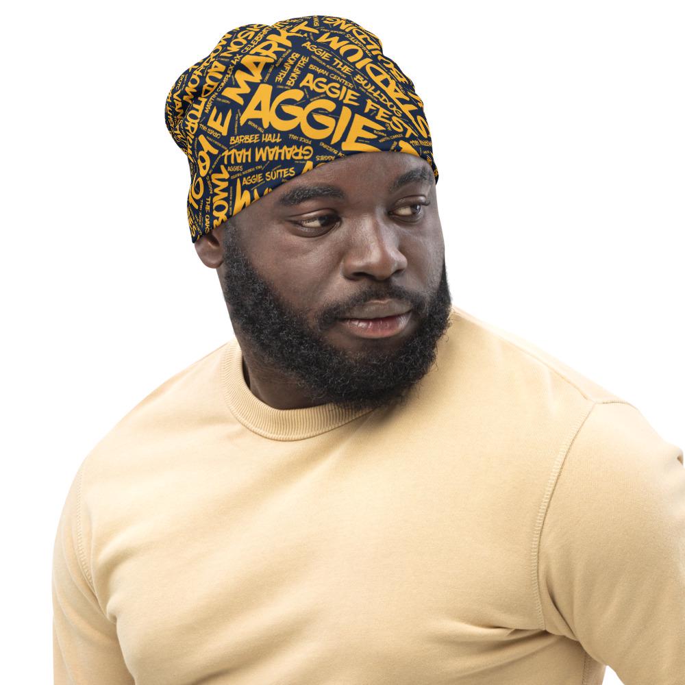 NCAT - NC A&T Aggie Polyester Beanie (etsy image id: 7584817768)
