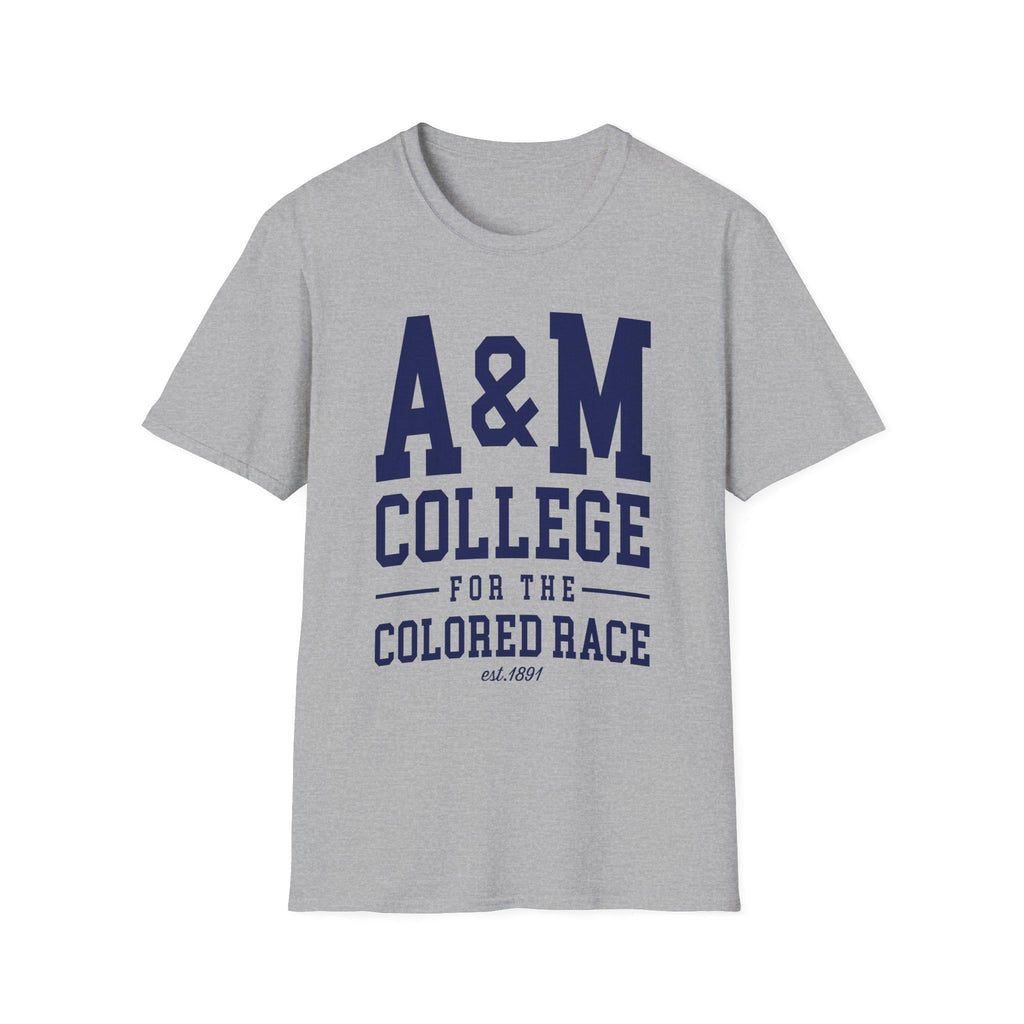 NCAT - AM College For the Colored Race NC A&T Unisex Sweatshirt (Navy/Grey) (etsy image id: 7584919031)