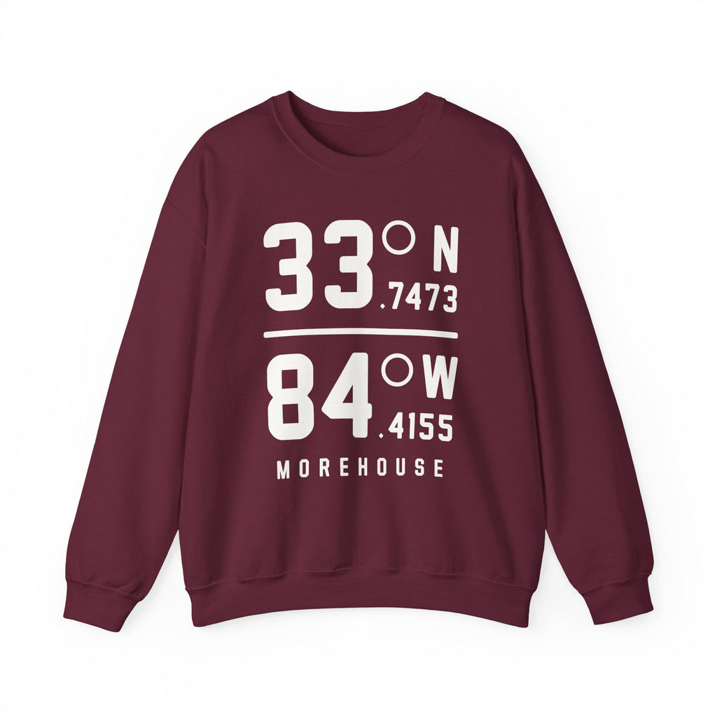Morehouse - Coordinates Unisex Tee T-Shirt or Sweatshirt (etsy image id: 7585355166)