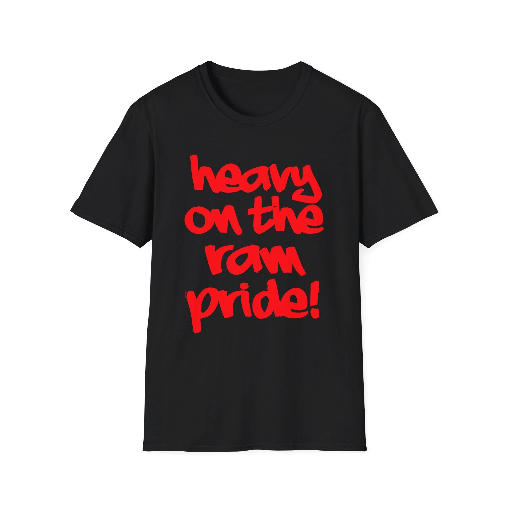 WSSU - Heavy on the Ram Pride Unisex Sweatshirt (Black/Red) (etsy image id: 7589142493)