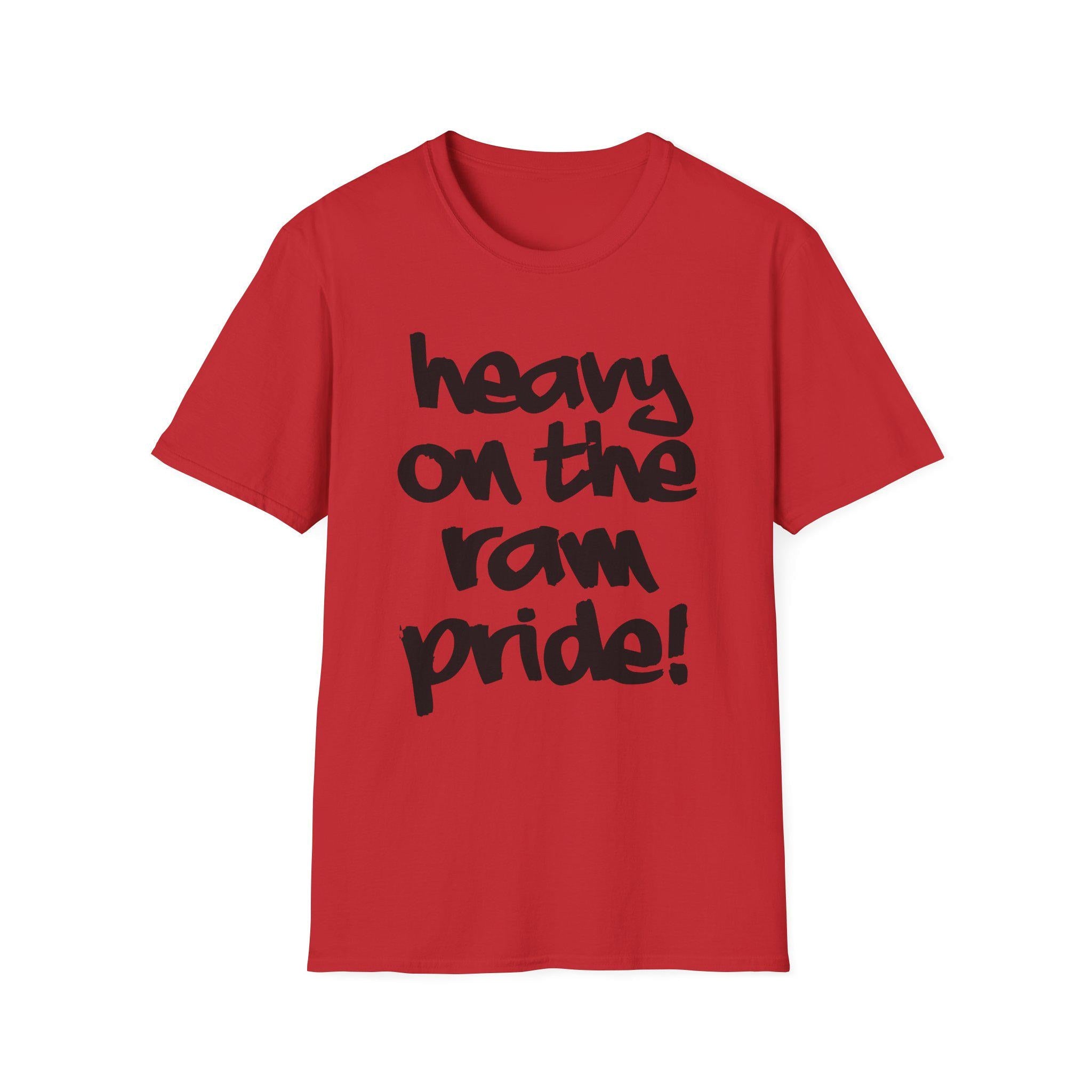WSSU - Heavy on the Ram Pride Unisex Sweatshirt (Black/Red) (etsy image id: 7589143225)
