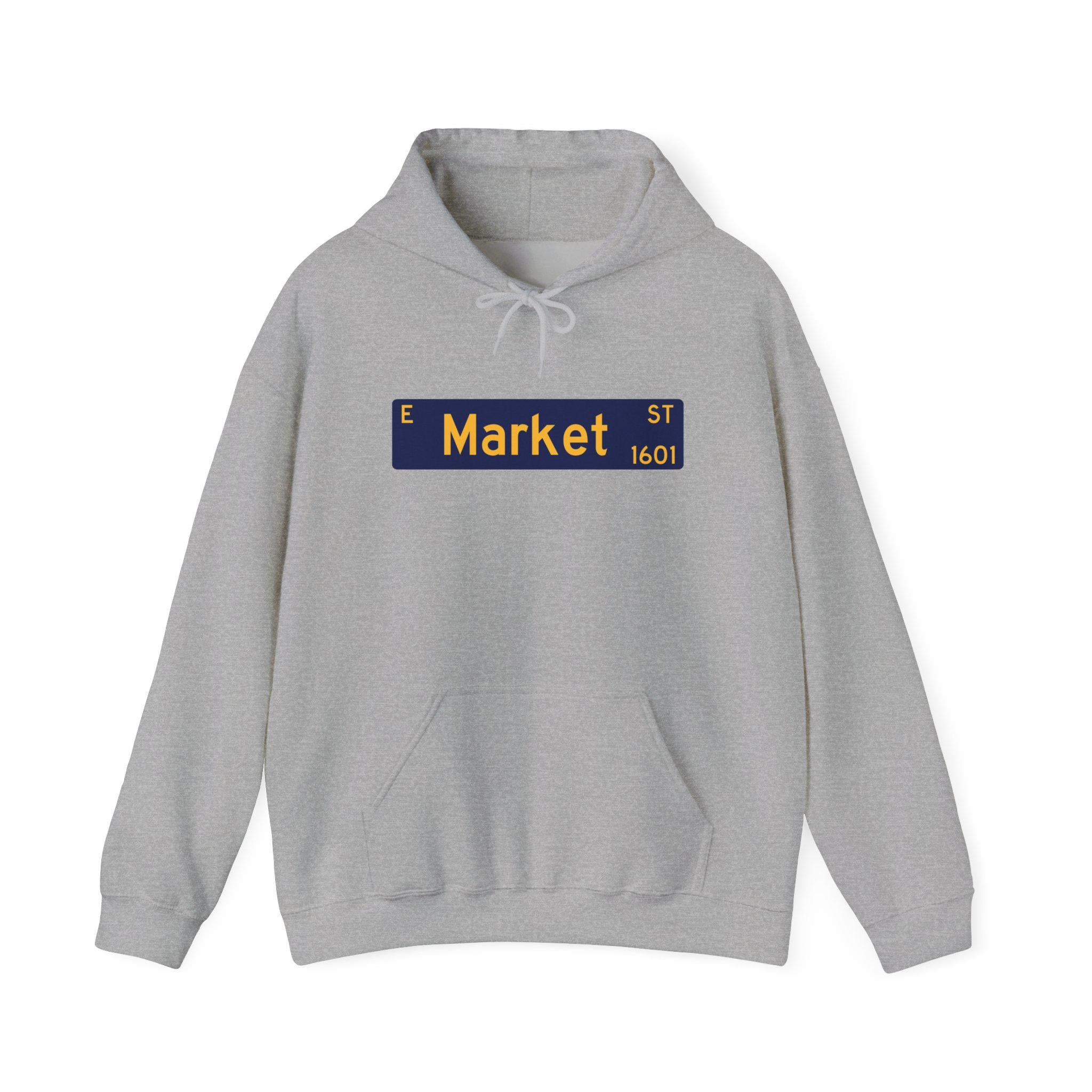 NCAT - E Market St NC A&T Unisex Sweatshirt or Hoodie (Navy/Gold) (etsy image id: 7594026901)