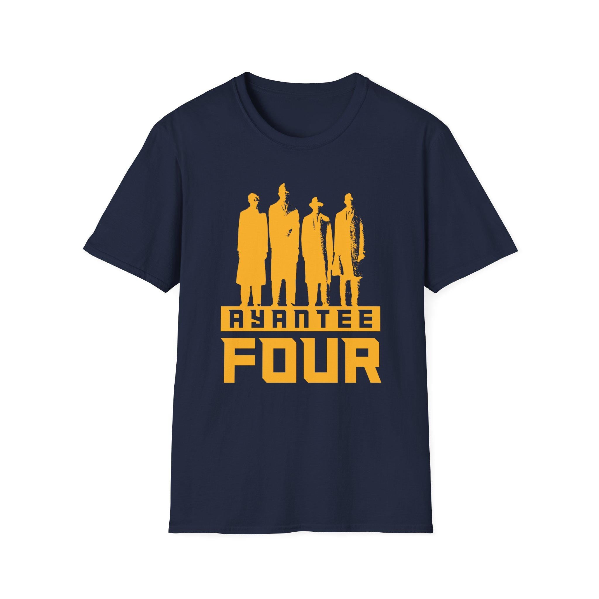 NCAT - Ayantee NC A&T Four Unisex Tee or Sweatshirt (Black/Navy) (etsy image id: 7632528349)