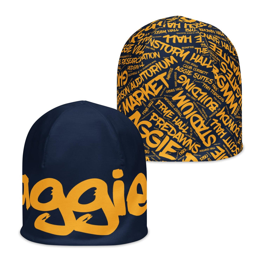 NCAT - NC A&T Aggie Polyester Beanie (etsy image id: 7632759383)
