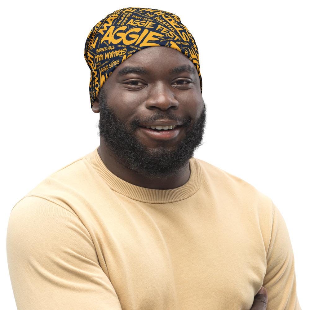 NCAT - NC A&T Aggie Polyester Beanie (etsy image id: 7632763729)
