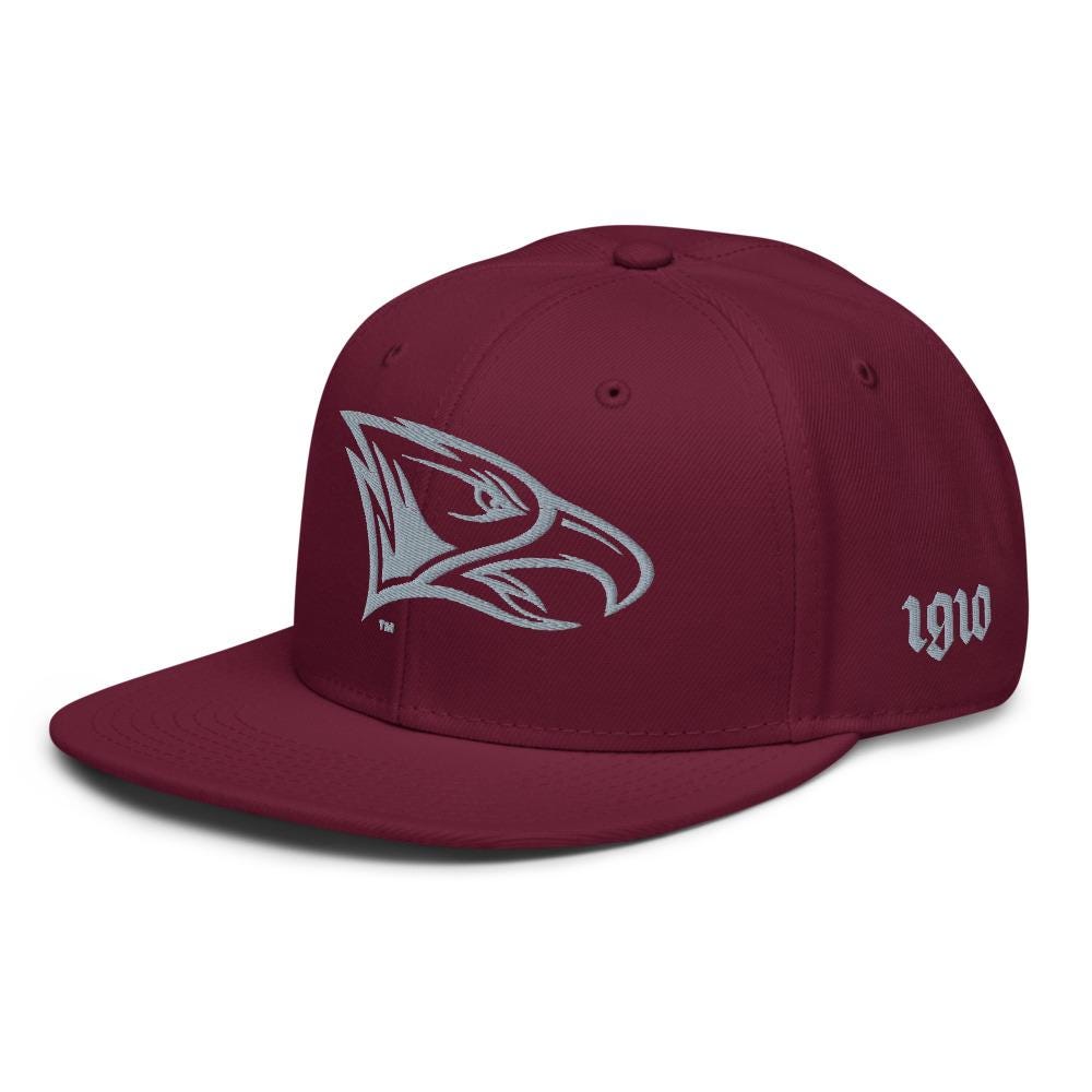 NCCU - Eagle Logo Snapback Hat (etsy image id: 7665380592)