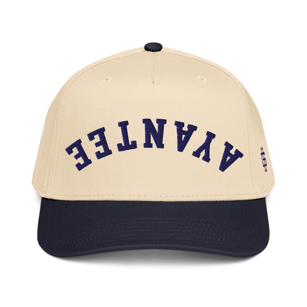 NCAT - Ayantee NC A&T Flipped 5 Panel Hat (etsy image id: 7697372939)