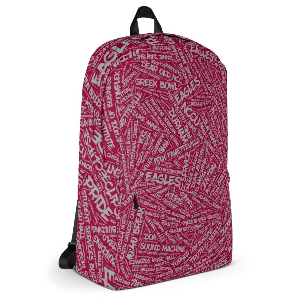 NCCU - Eagle Pride Minimalist Backpack (etsy image id: 7697882200)