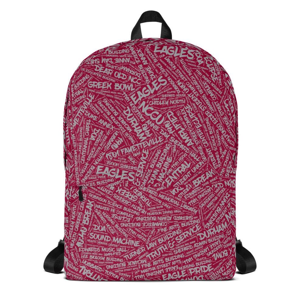 NCCU - Eagle Pride Minimalist Backpack (etsy image id: 7697882202)