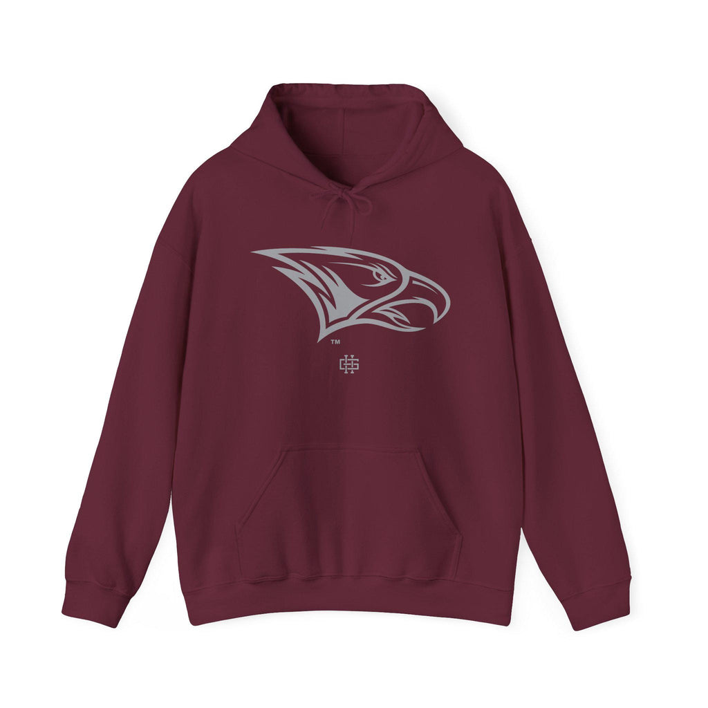 NCCU - Logo Unisex Tee T-Shirt, Sweatshirt or Hoodie (Maroon/Grey) __etsy:7701302079