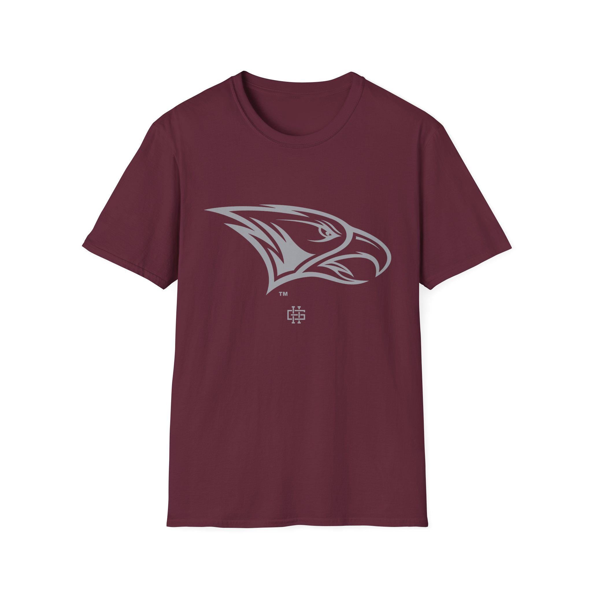 NCCU - Logo Unisex Tee T-Shirt, Sweatshirt or Hoodie (Maroon/Grey) __etsy:7701302091