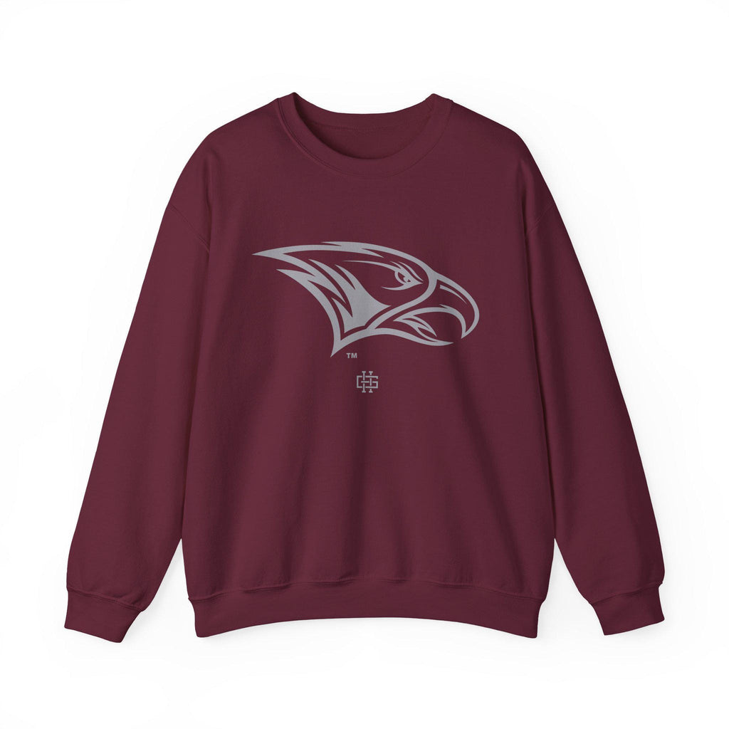 NCCU - Logo Unisex Tee T-Shirt, Sweatshirt or Hoodie (Maroon/Grey) __etsy:7701303795