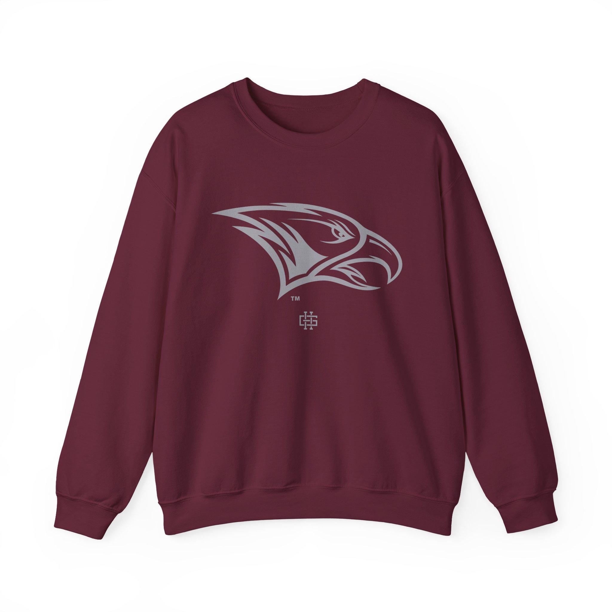 NCCU - Logo Unisex Tee T-Shirt, Sweatshirt or Hoodie (Maroon/Grey) __etsy:7701303795