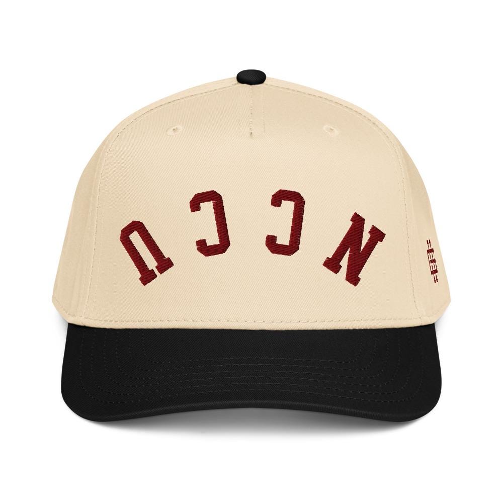 NCCU - NC Central Flipped 5 Panel Hat (etsy image id: 7707986088)
