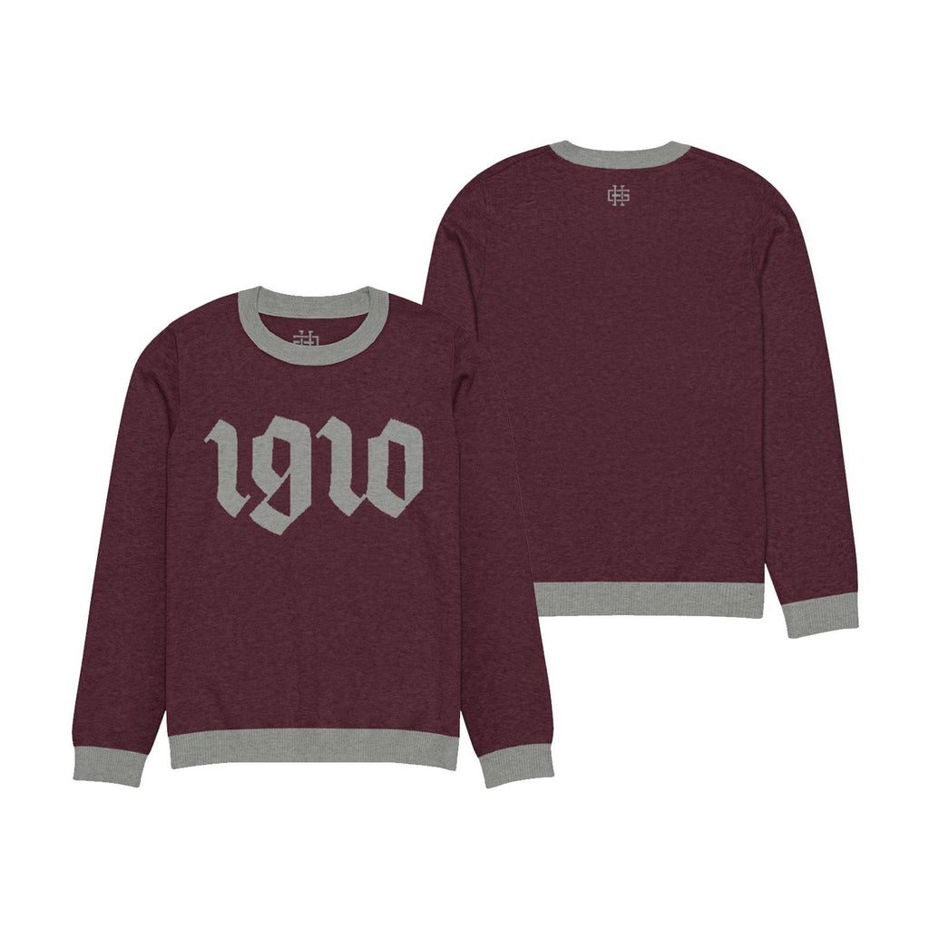 NCCU - 1910 Knitted Crewneck Sweater (etsy image id: 7731185313)