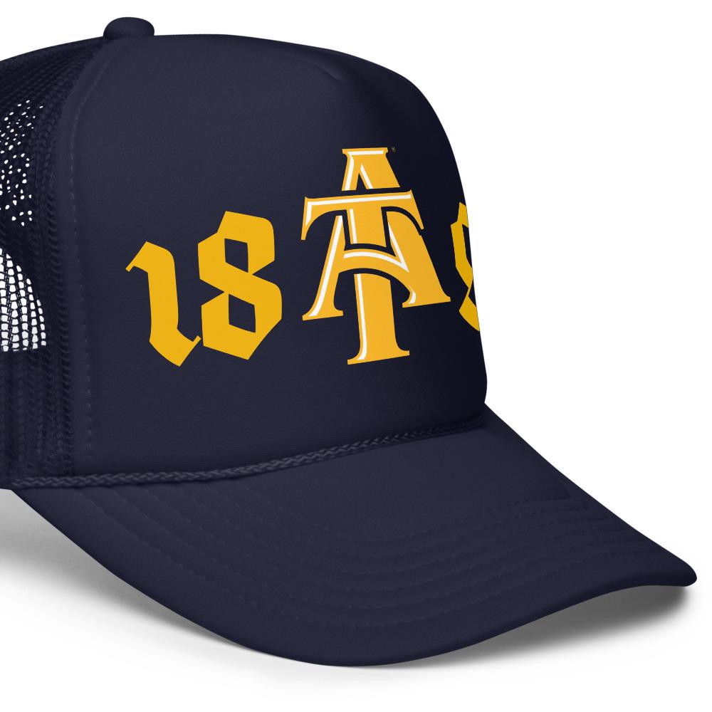 NCAT - 1891 NC A&T Foam Trucker Hat Cap __etsy:7742158932