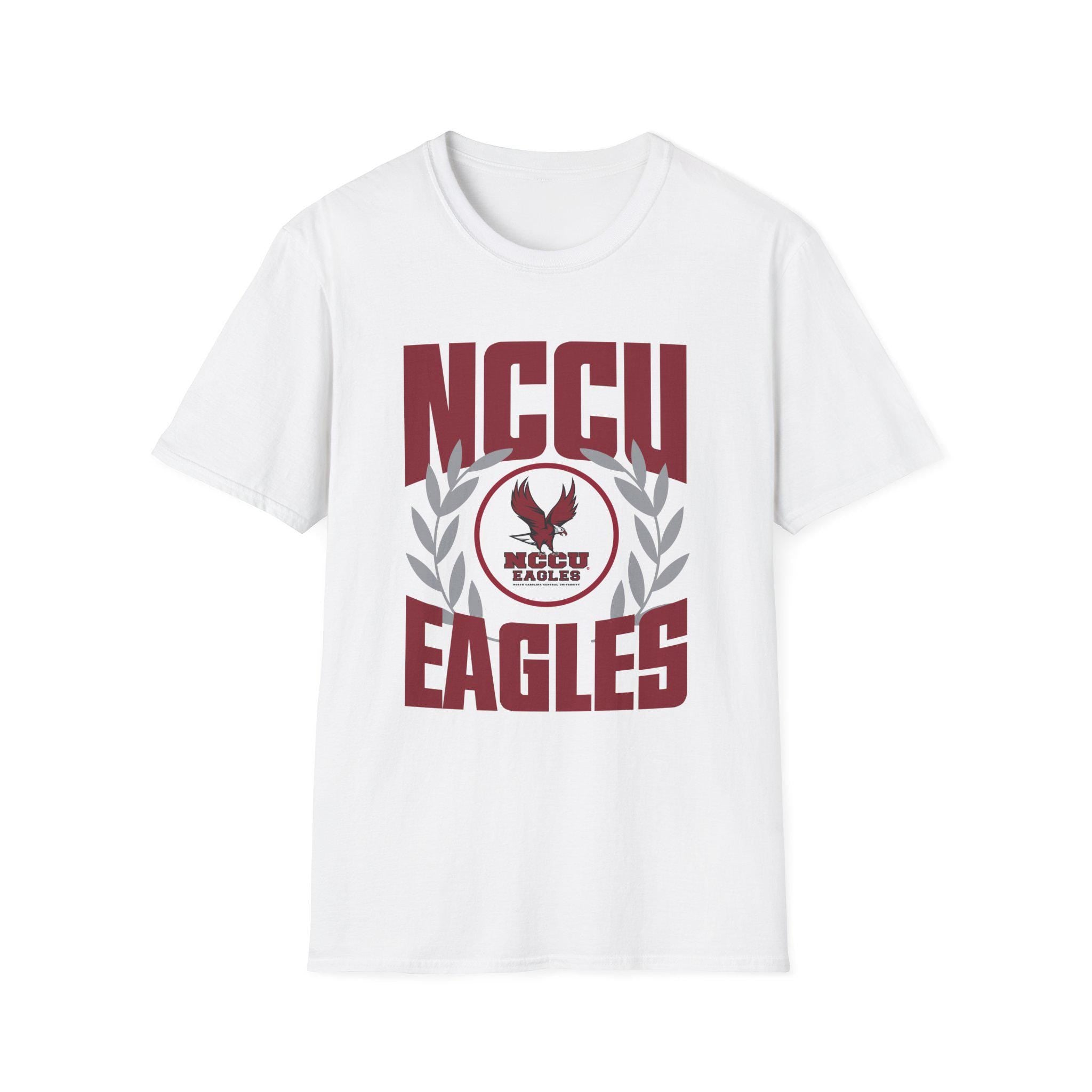 NCCU - Floral Unisex Sweatshirt or Tee T-Shirt (White) (etsy image id: 7745824655)