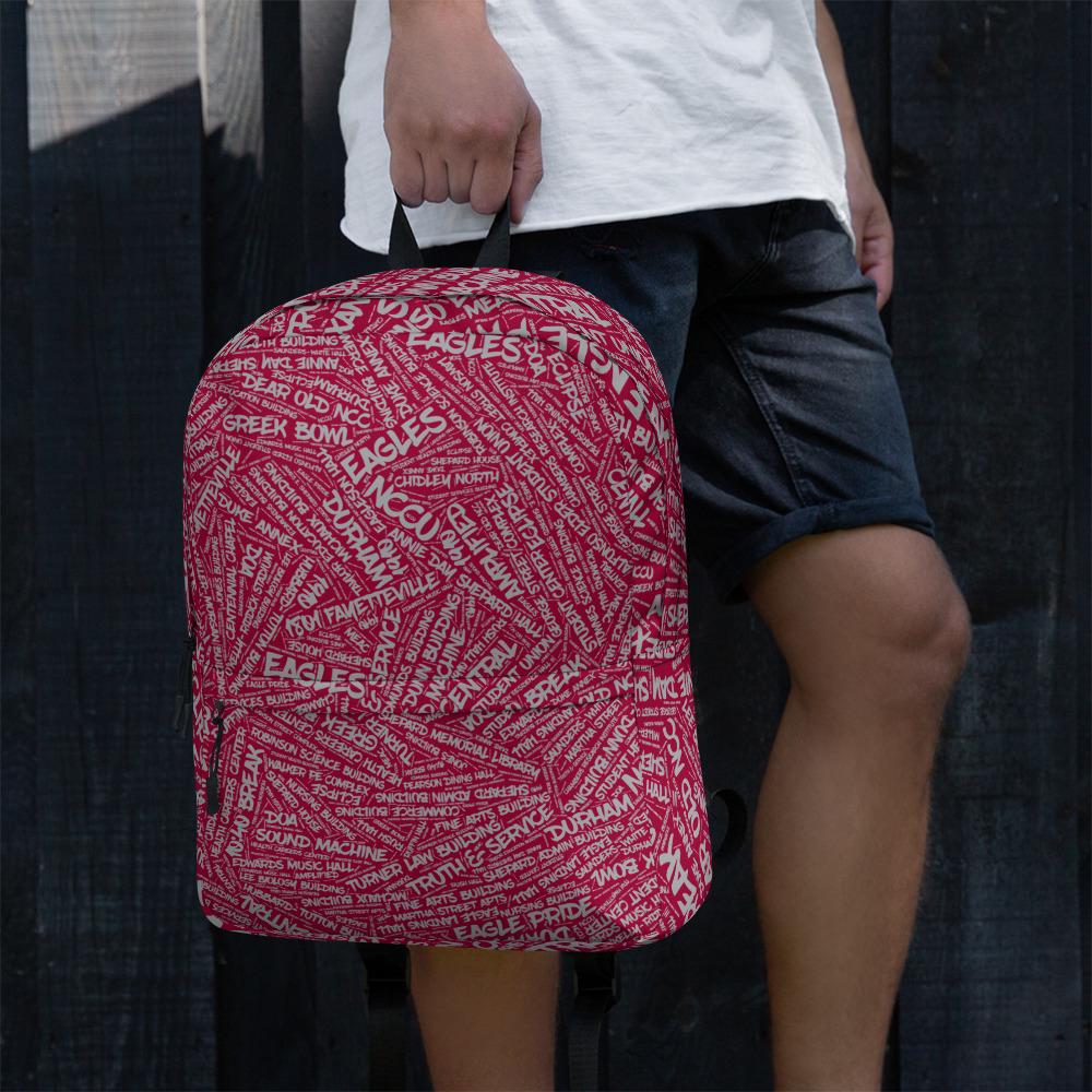 NCCU - Eagle Pride Minimalist Backpack (etsy image id: 7745828035)