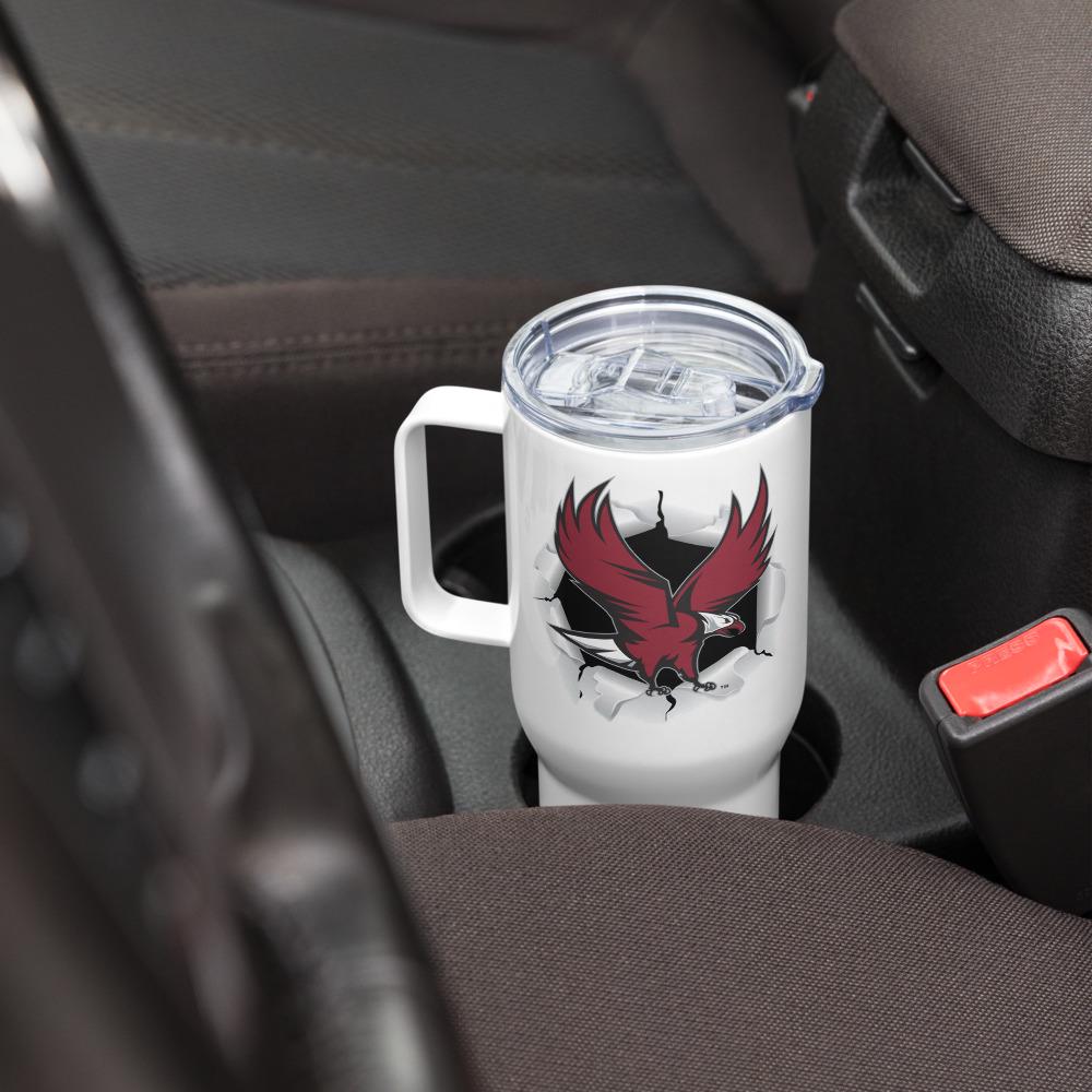 NCCU - Eagles Travel Mug Tumbler With Handle and Straw 25oz, 40oz (etsy image id: 7758061796)