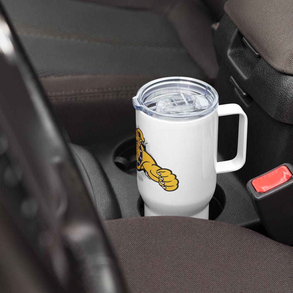 NCAT - NC A&T Aggies Travel Mug Tumbler With Handle and Straw 25oz, 40oz (etsy image id: 7758077226)