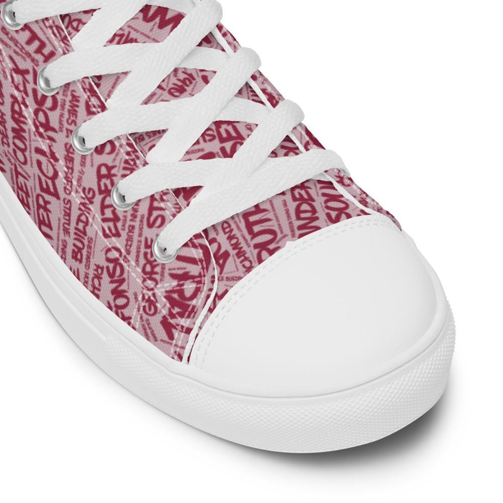 NCCU - All Things Eagle High Top Canvas Shoes (etsy image id: 7761112480)