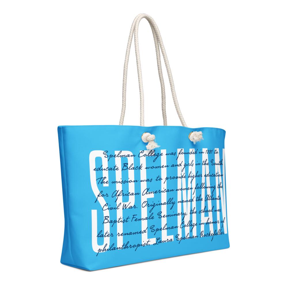 Spelman - Spelman College 24"x13" Oversized Polyester Weekender Bag (etsy image id: 7762381992)