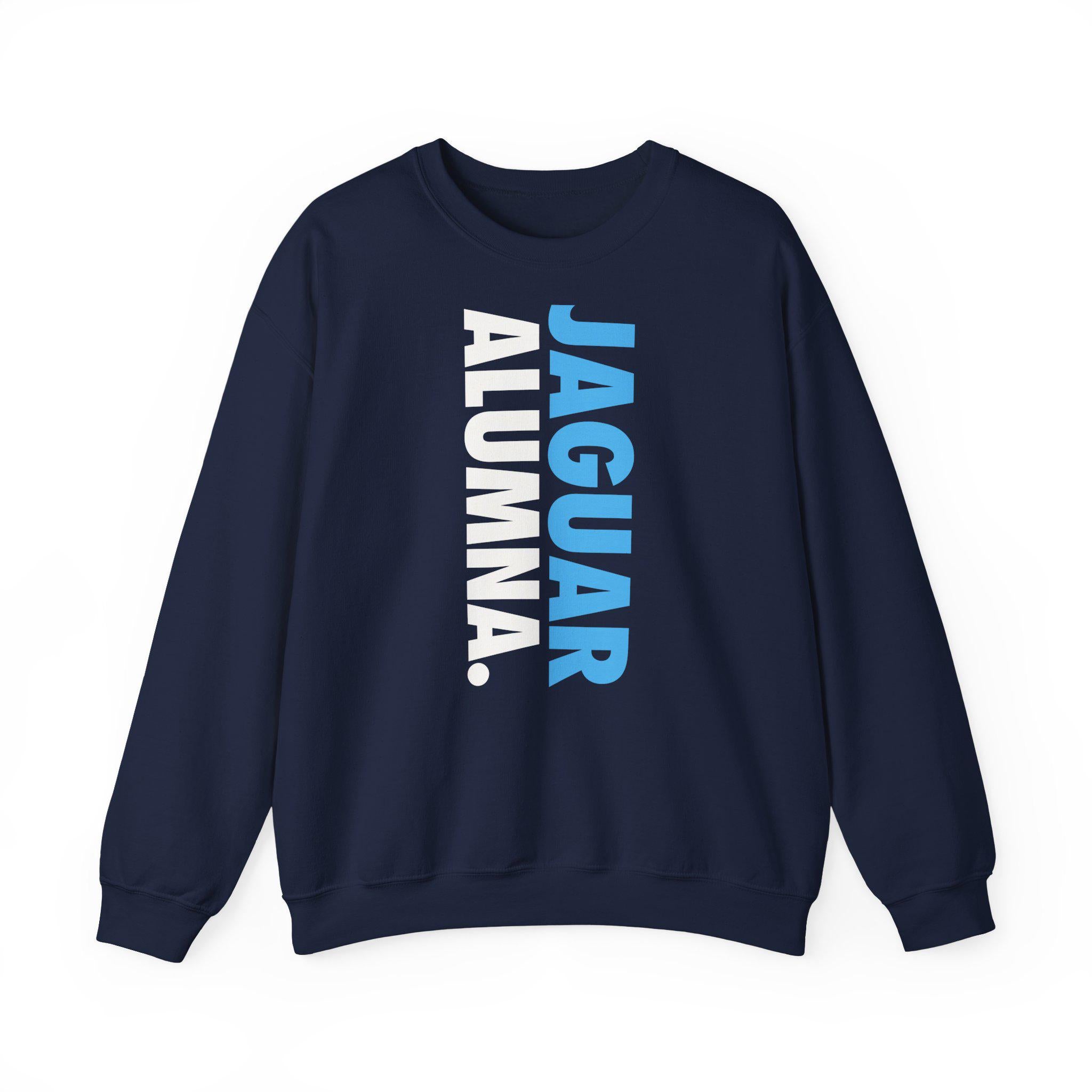 Spelman - JAGUAR Alumna Unisex Sweatshirt (Navy) (etsy image id: 7762421394)