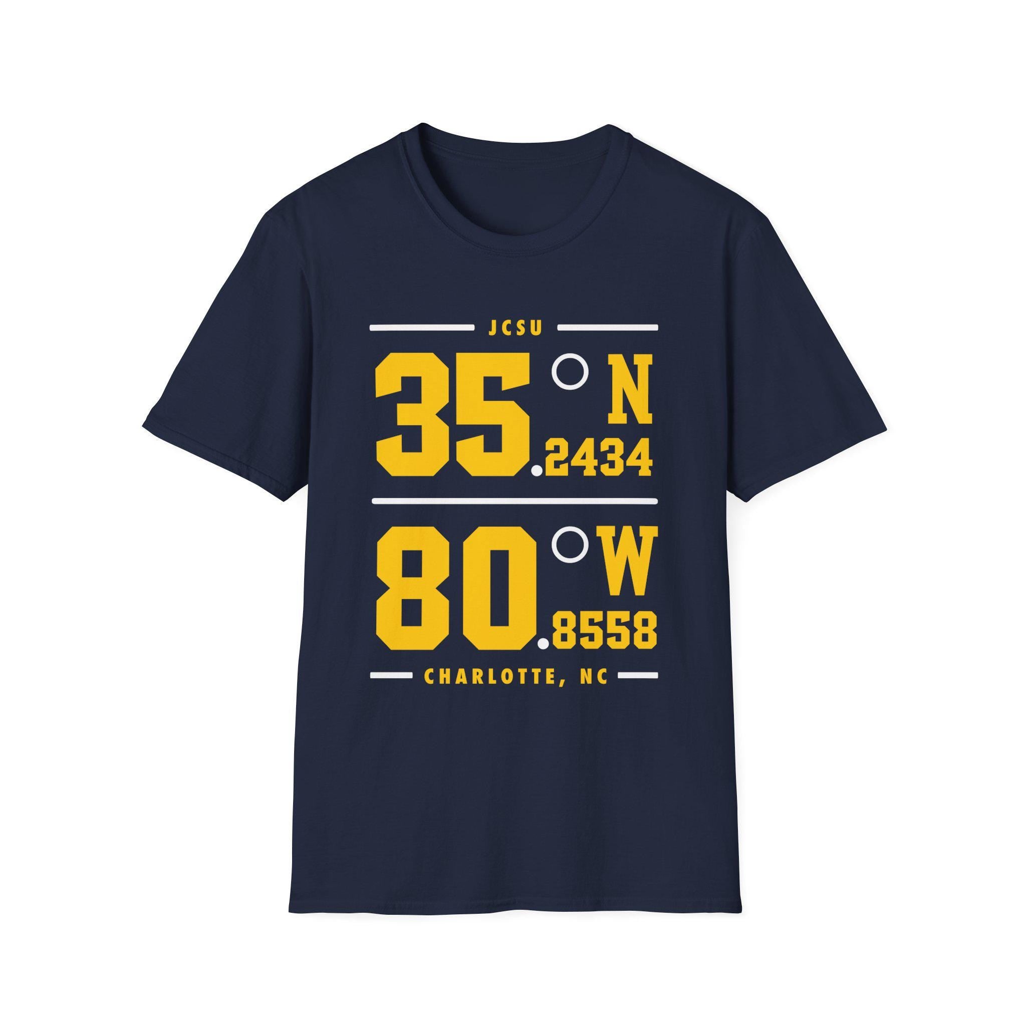 JCSU - Johnson C Smith Coordinated Unisex Sweatshirt or Tee T-Shirt (Navy) __etsy:7776790346
