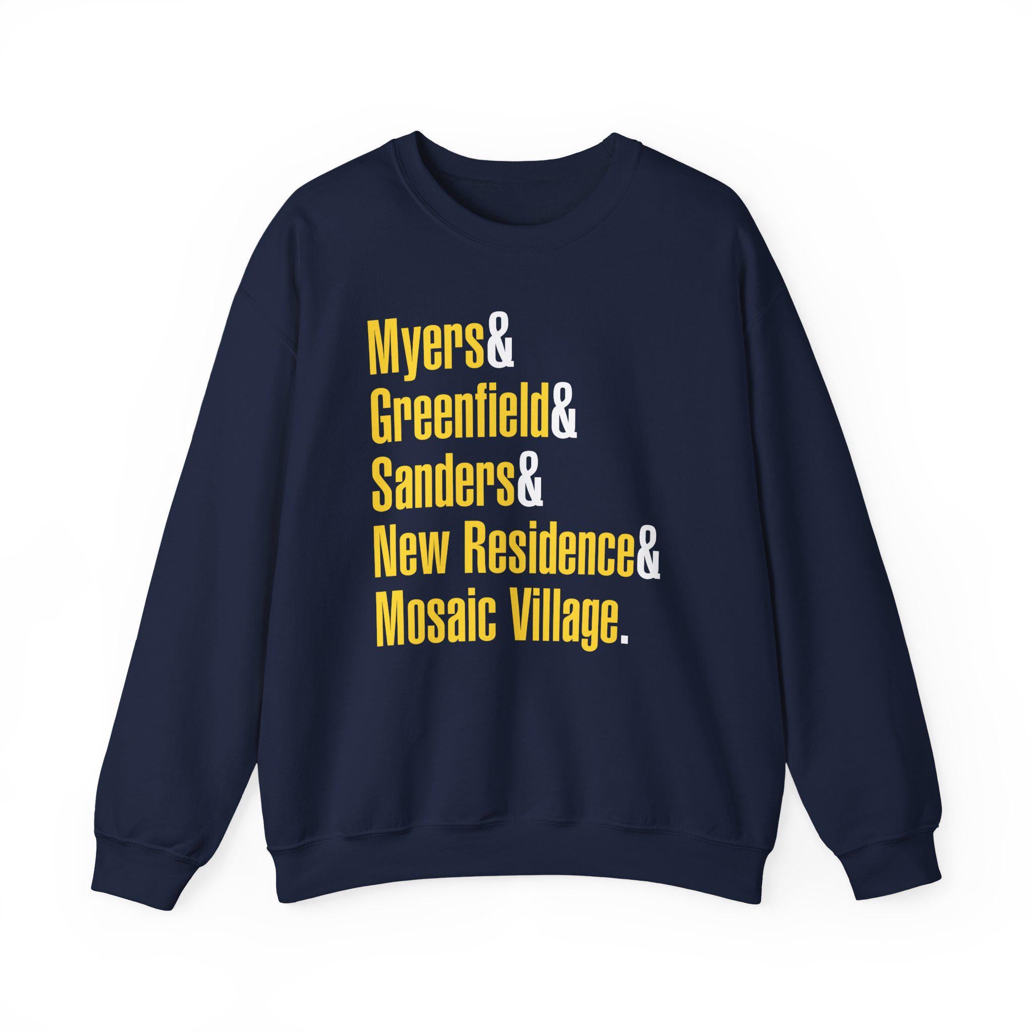 JCSU - Johnson C Smith Hall Edition Unisex Sweatshirt or Tee T-Shirt (Navy) (etsy image id: 7777505994)
