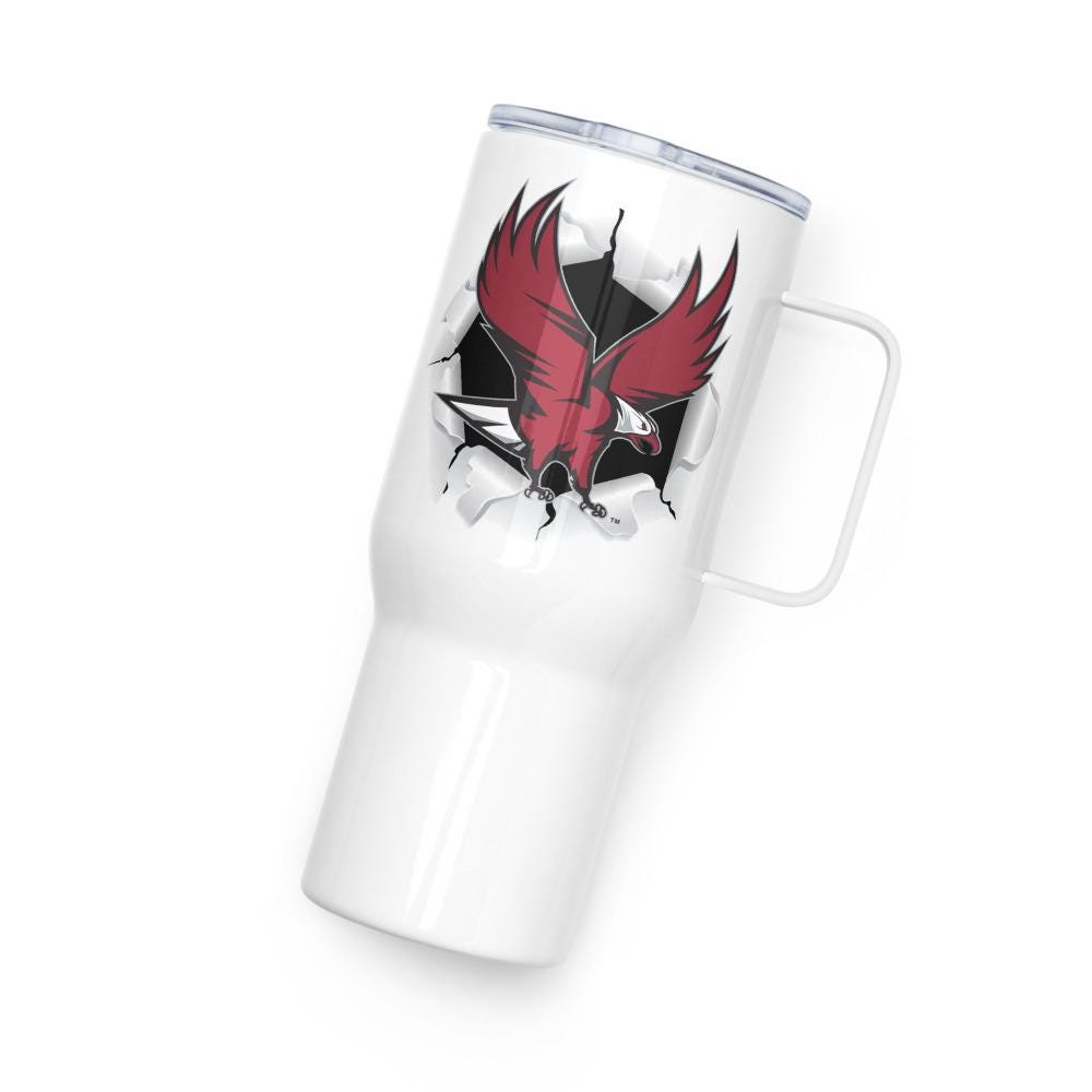NCCU - Eagles Travel Mug Tumbler With Handle and Straw 25oz, 40oz (etsy image id: 7806007857)