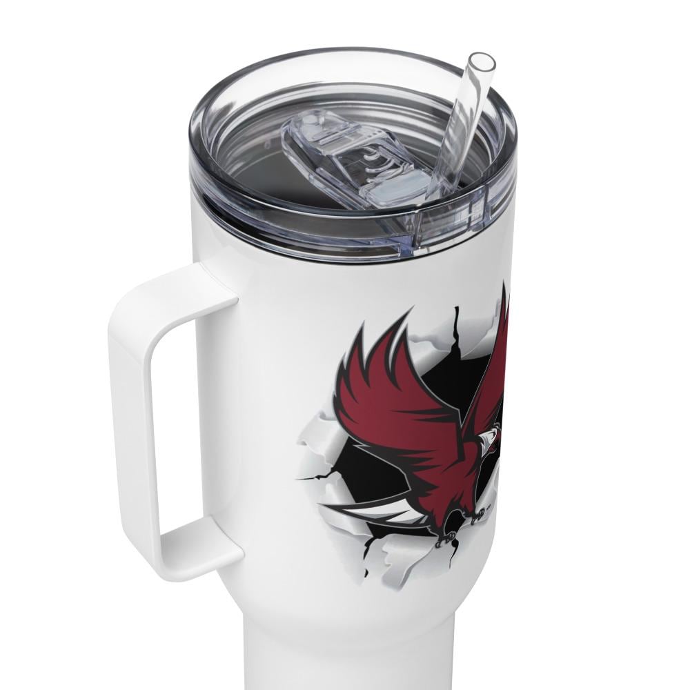 NCCU - Eagles Travel Mug Tumbler With Handle and Straw 25oz, 40oz (etsy image id: 7806007867)