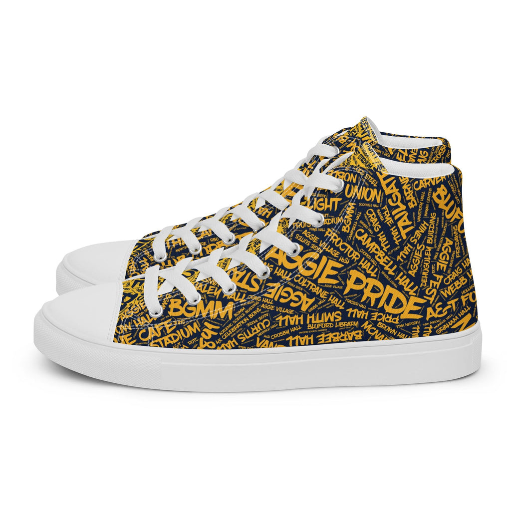 Men’s high top canvas shoes __etsy:7809017345