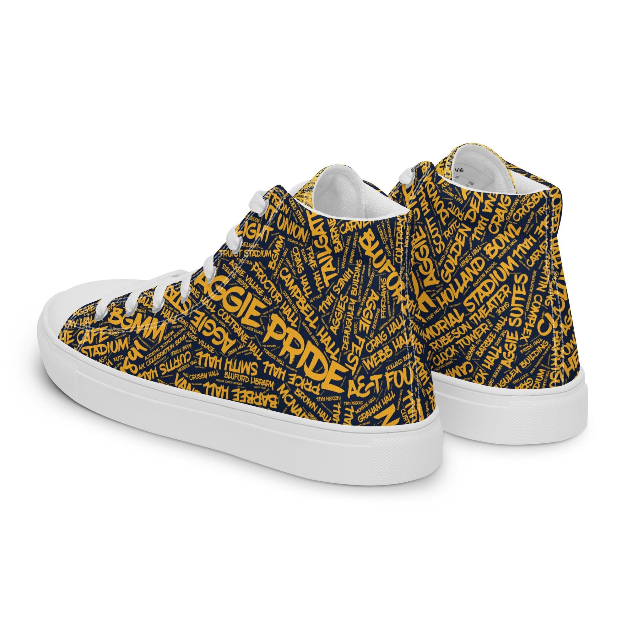 Men’s high top canvas shoes __etsy:7809017389