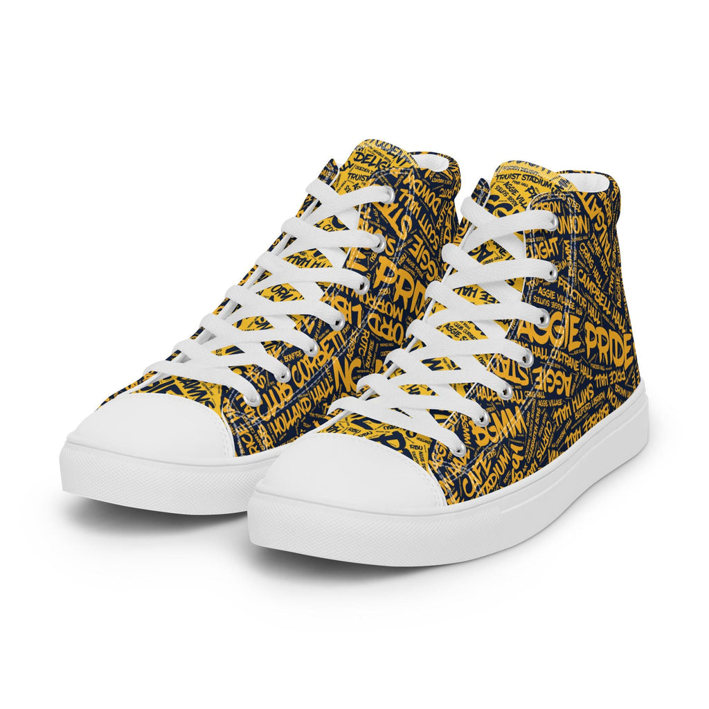 Men’s high top canvas shoes __etsy:7809017415
