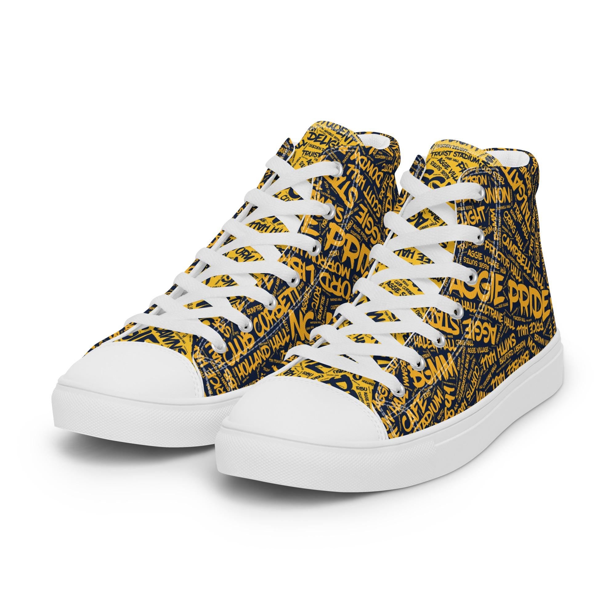 Men’s high top canvas shoes __etsy:7809017415