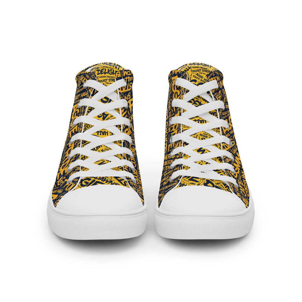 Men’s high top canvas shoes __etsy:7809017437