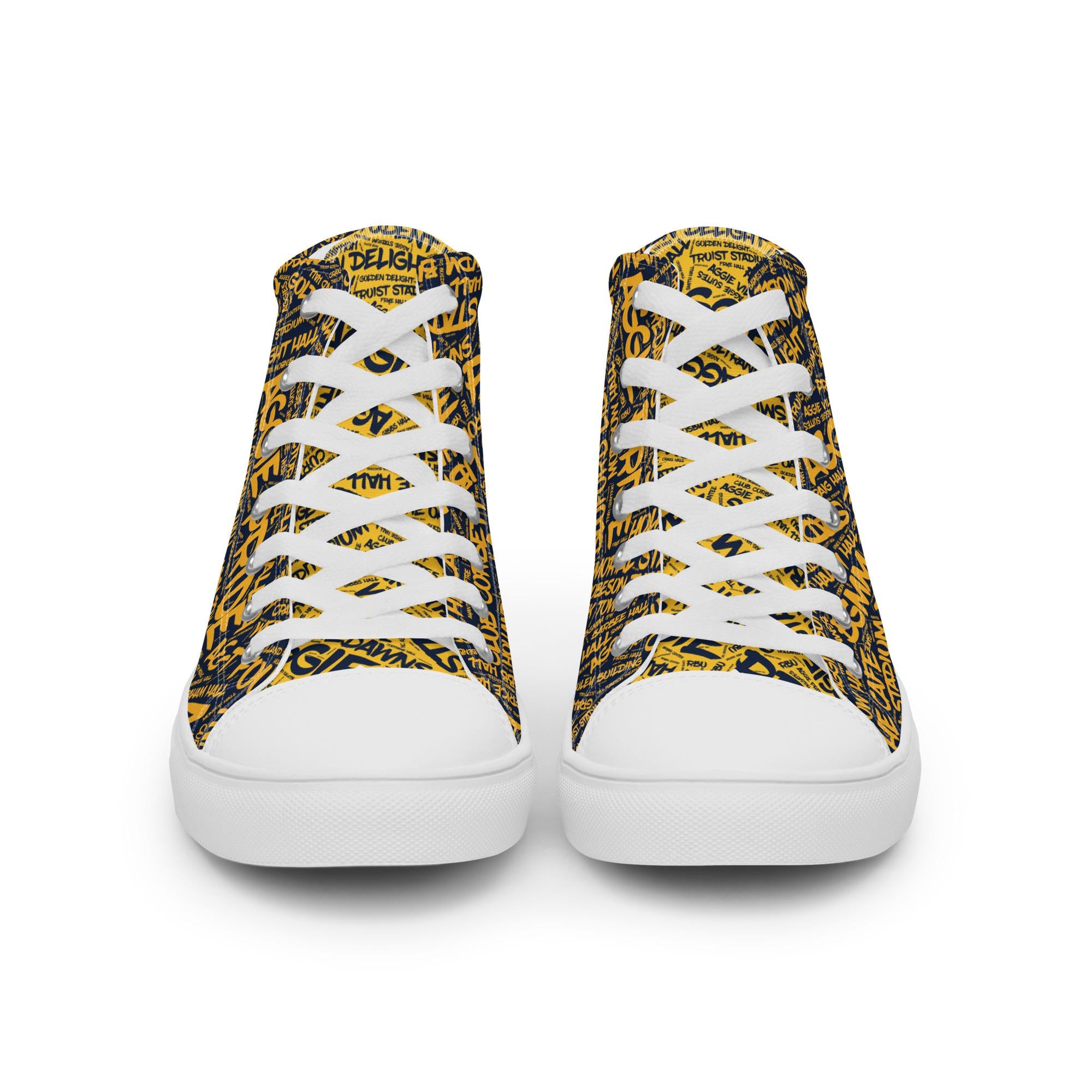 Men’s high top canvas shoes __etsy:7809017437