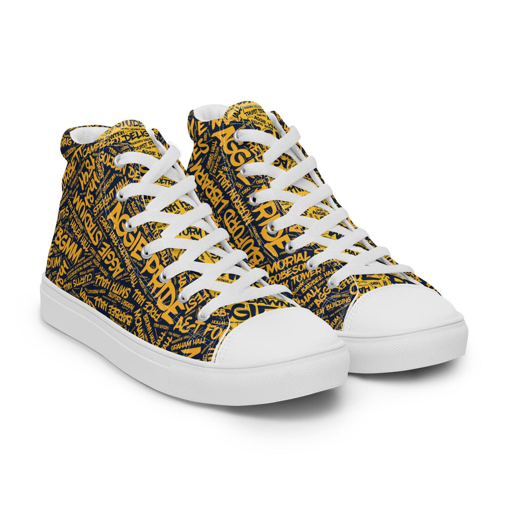 Men’s high top canvas shoes __etsy:7809017655