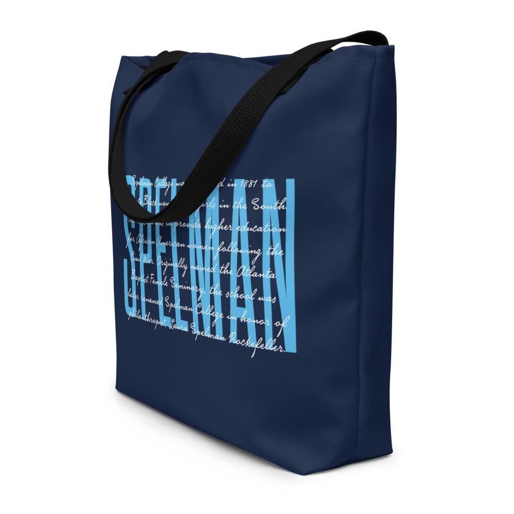 Spelman - Spelman College Tote Bag (etsy image id: 7810344541)
