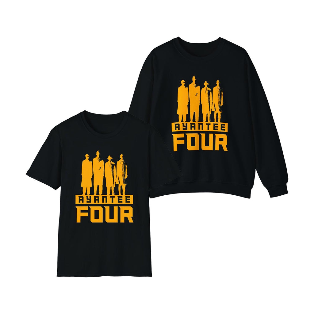 NCAT - Ayantee NC A&T Four Unisex Tee or Sweatshirt (Black/Navy) (etsy image id: 7818647937)