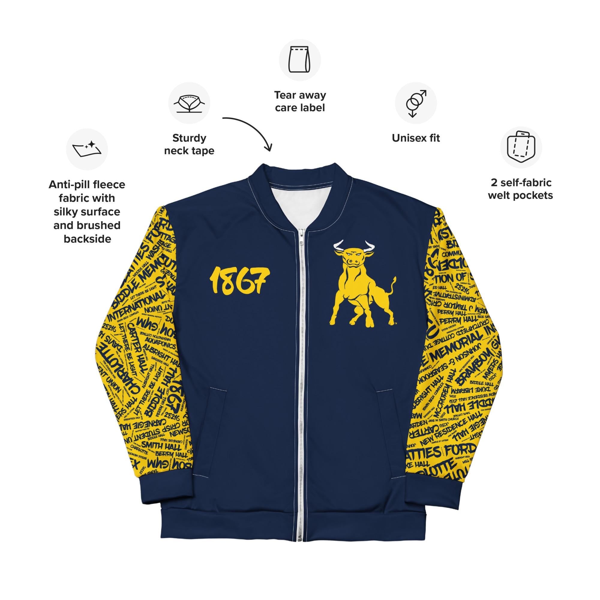 Unisex Bomber Jacket (etsy image id: 7823819946)