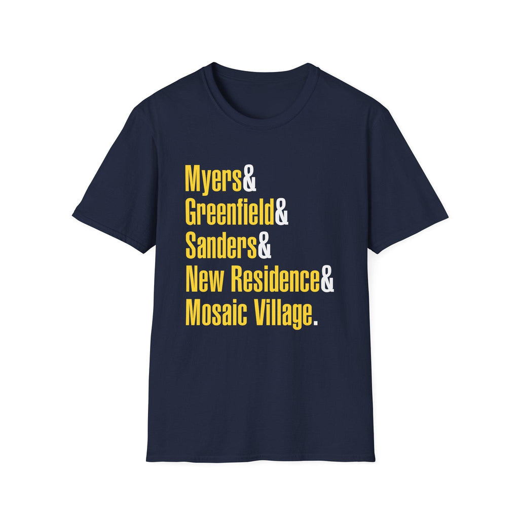 JCSU - Johnson C Smith Hall Edition Unisex Sweatshirt or Tee T-Shirt (Navy) (etsy image id: 7825433647)