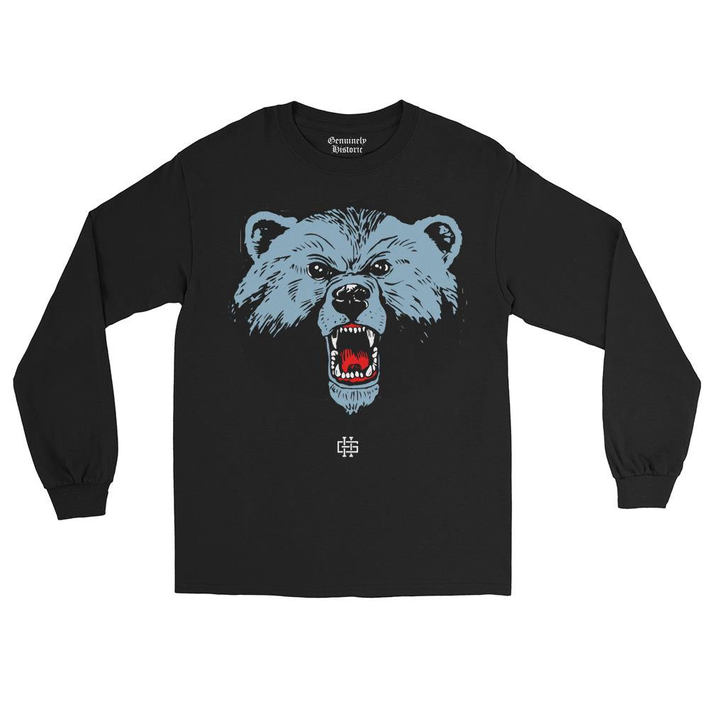 Livingstone - Blue Bears Big Logo Unisex T-Shirt or Long Sleeve Shirt (Black, Grey, White) (etsy image id: 7887028107)