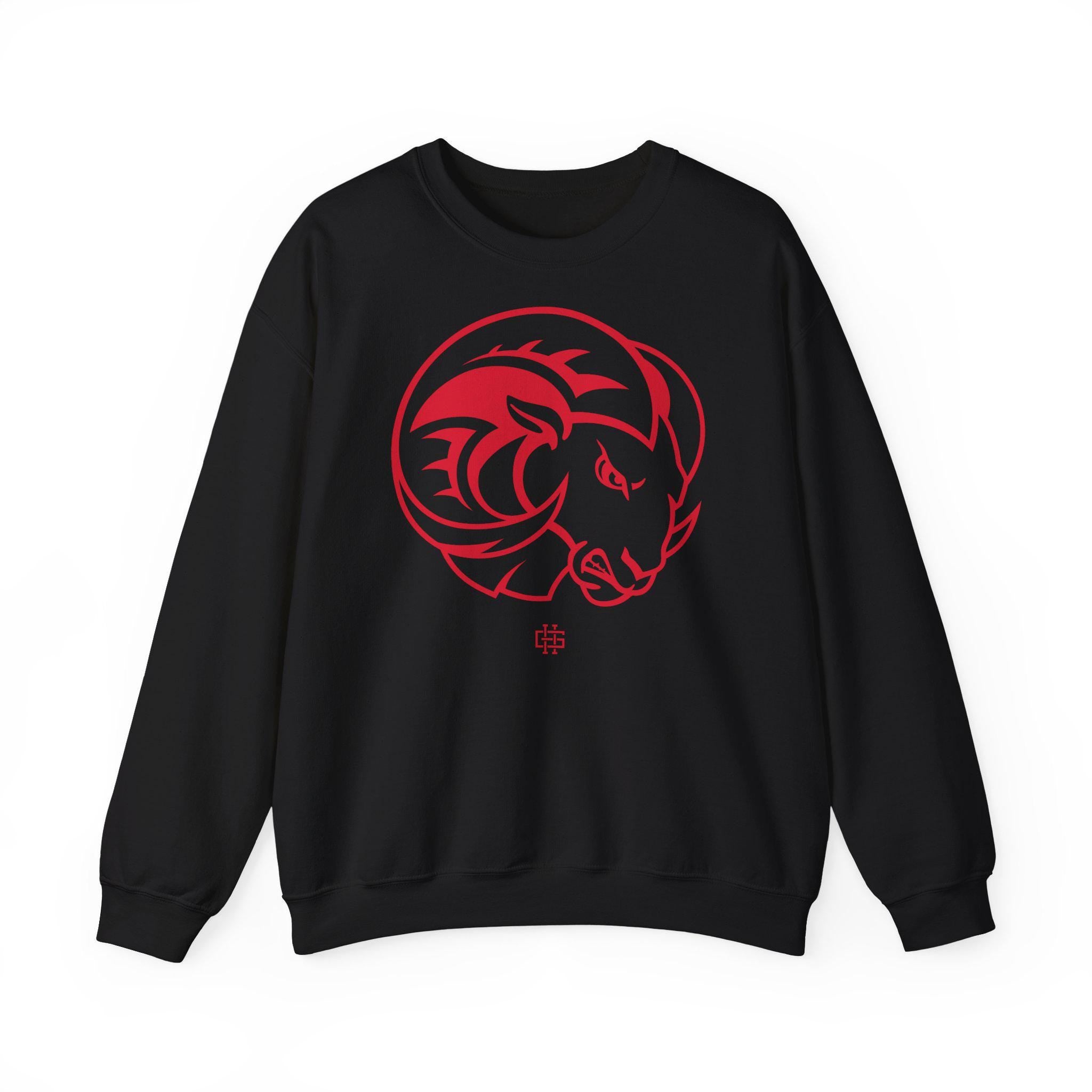 WSSU - Rams Logo Unisex T-Shirt or Sweatshirt (Black/Red) (etsy image id: 7891710738)