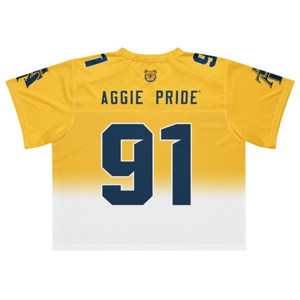 NCAT - NC A&T Aggies Boxy Football Jersey (etsy image id: 7894273770)